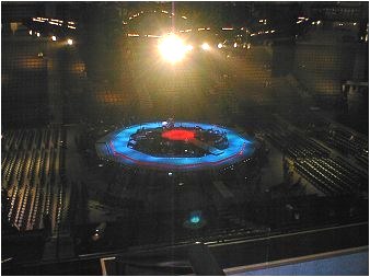 Neil Diamond's Stage-In-The-Round prior to the concert