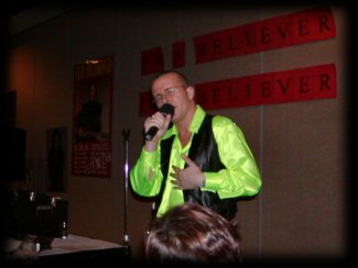 Nick McCullock singing September Morn at The Neil Diamond Birthday Party in Chicago 2004