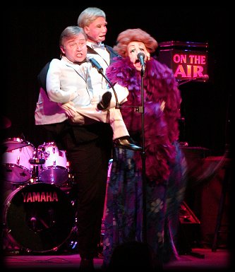 Jim Barber (the Ventriloquist, the little guy in this picture) his sidekick Seville, and Mrs. Sullivan ALL performing 'Figaro'