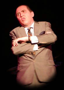 Actor Jerry Hoban as Ed Sullivan