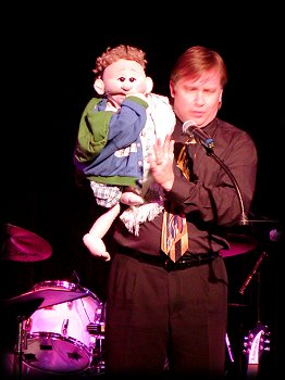 Ok, baby's happy now, and Jim complains about the smell.... Haven't we all 'been there, done that'???  This entire act was hilarious!  I want to see it again...