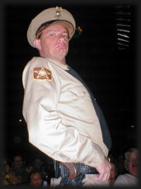 Kenny James as BARNEY FIFE, Memories Theatre, Pigeon Forge, TN 7-16-01