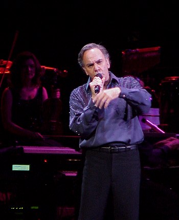 Neil Diamond at Kemper Arena, Kansas City, MO, 12-20-02  Photo by Jill