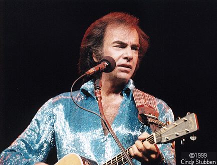 Neil Diamond at Poplar Creek Outdoor Music Theater 1984 (c) Cindy Stubben