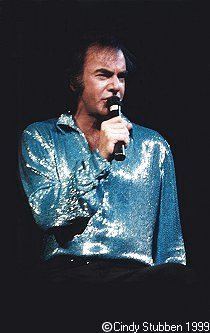 Neil Diamond at Poplar Creek Outdoor Music Theater 1984 (c) Cindy Stubben