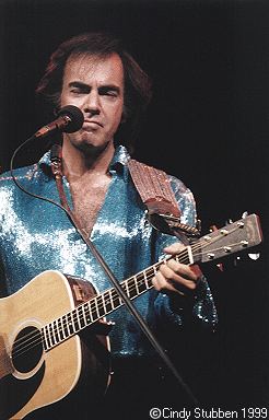 Neil Diamond at Poplar Creek Outdoor Music Theater 1984 (c) Cindy Stubben