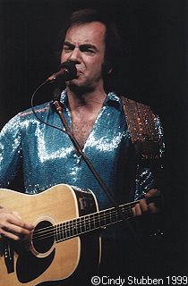 Neil Diamond at Poplar Creek Outdoor Music Theater 1984 (c) Cindy Stubben