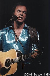 Neil Diamond at Poplar Creek Outdoor Music Theater 1984 (c) Cindy Stubben